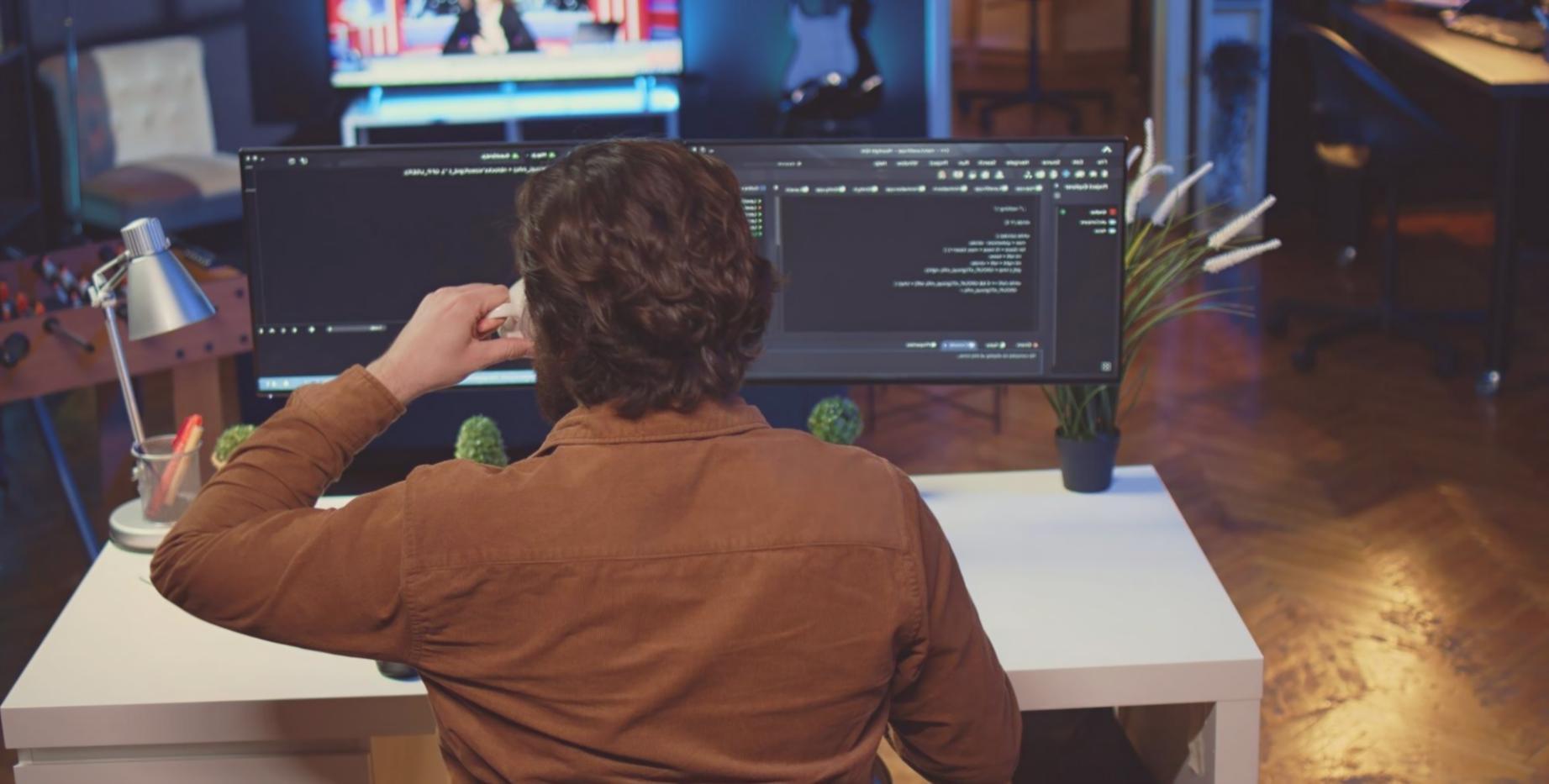 Students working together on robotics projects in a modern learning environment
